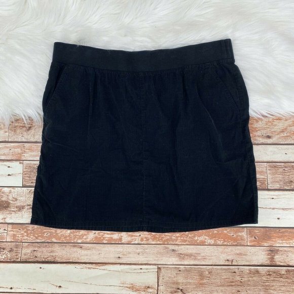 Purejill Dresses & Skirts - Purejill Corduroy Pull On Elastic Waist Skirt Sz L